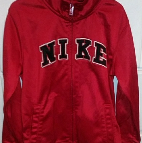 Nike Red Zip Up Jacket - Picture 1 of 2
